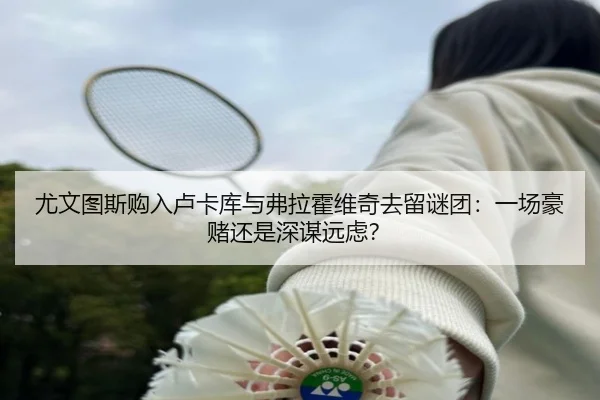 尤文图斯购入卢卡库与弗拉霍维奇去留谜团：一场豪赌还是深谋远虑？